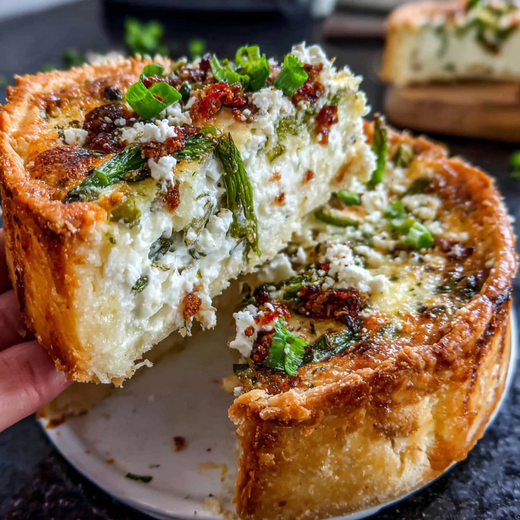 Savory Spring Veggie Quiche