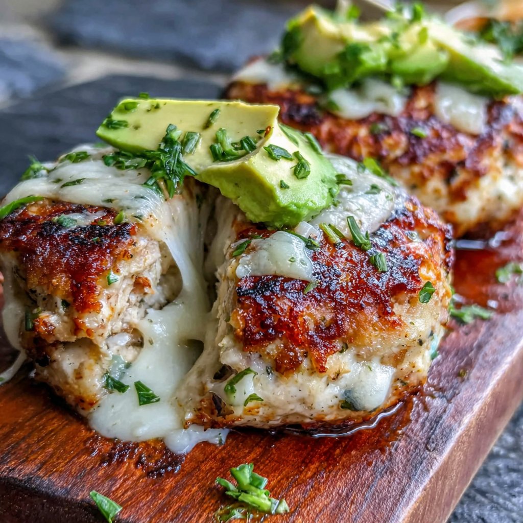 Avocado Chicken Hamburger Patties