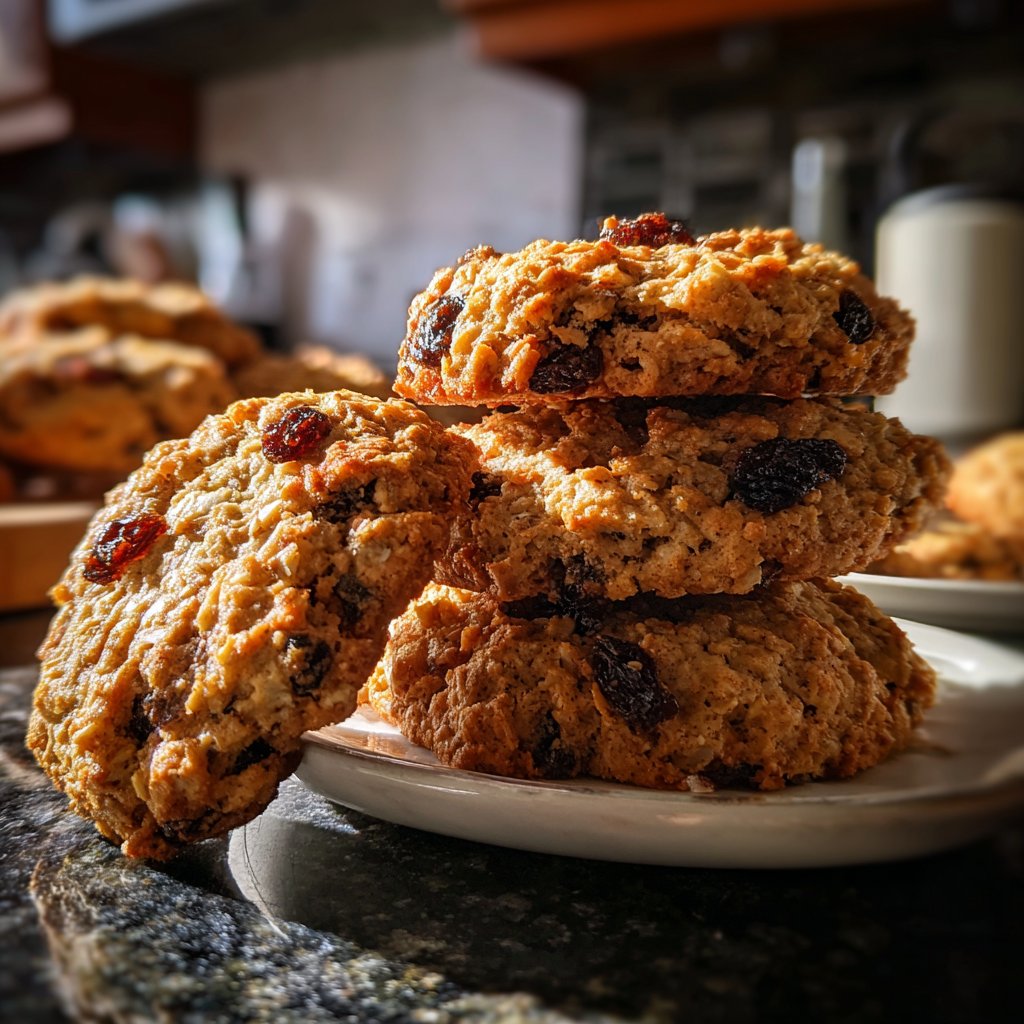 Oatmeal Raisin Spring Cookies