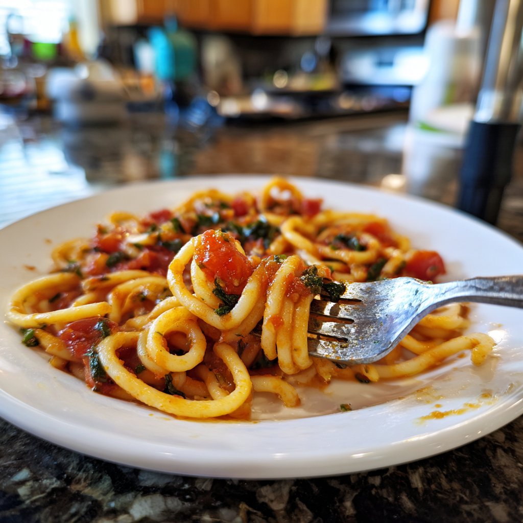 Pasta con Pomodoro Fresco