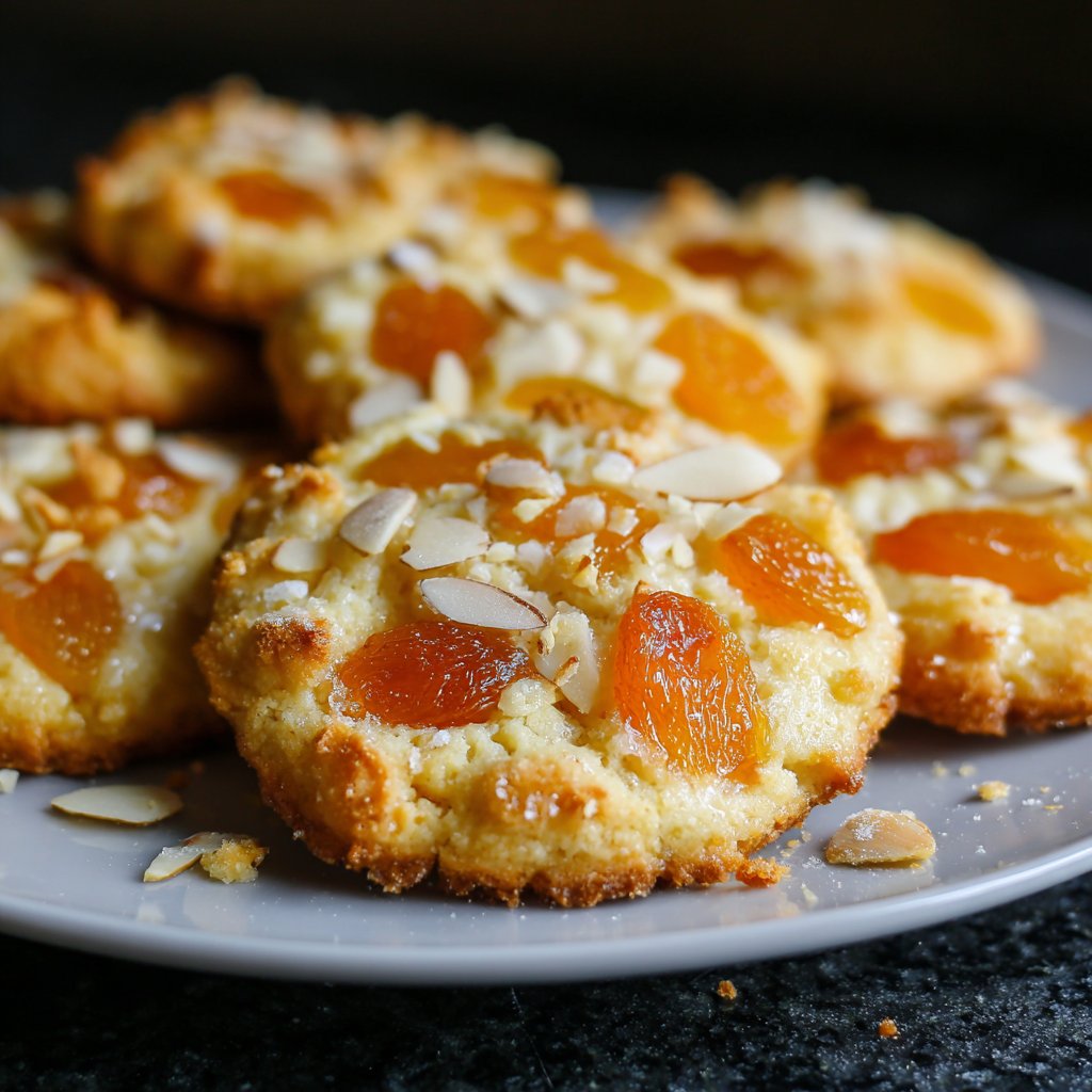 Apricot Almond Spring Cookies