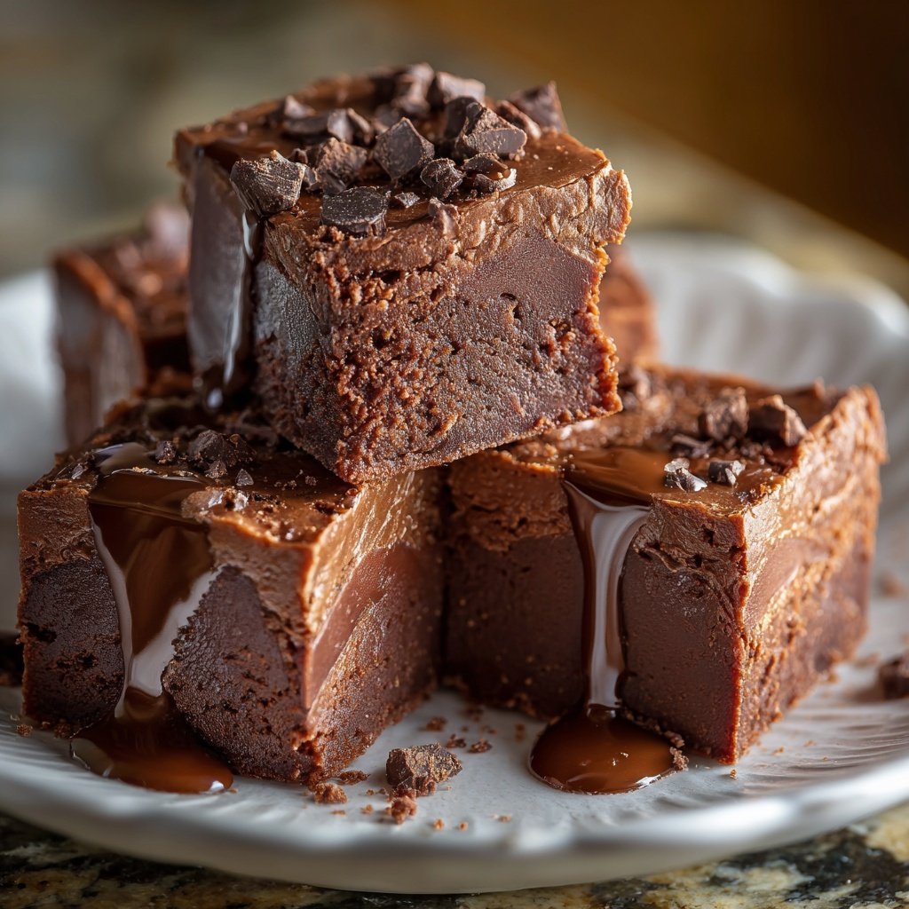 Creamy Chocolate Fudge Squares